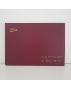 LIBRO REGISTRO DE PASAJEROS RAB 2 MANOS 2318/P