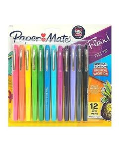 MARCADOR PAPER MATE FLAIR CLASICO X12 BLISTER