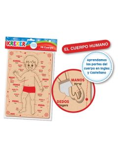 EL CUERPO HUMANO KREKER MAGNETICO Y AUTOAHDESIVO 334